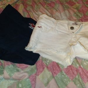 Hollister Shorts 2 Pairs- Small